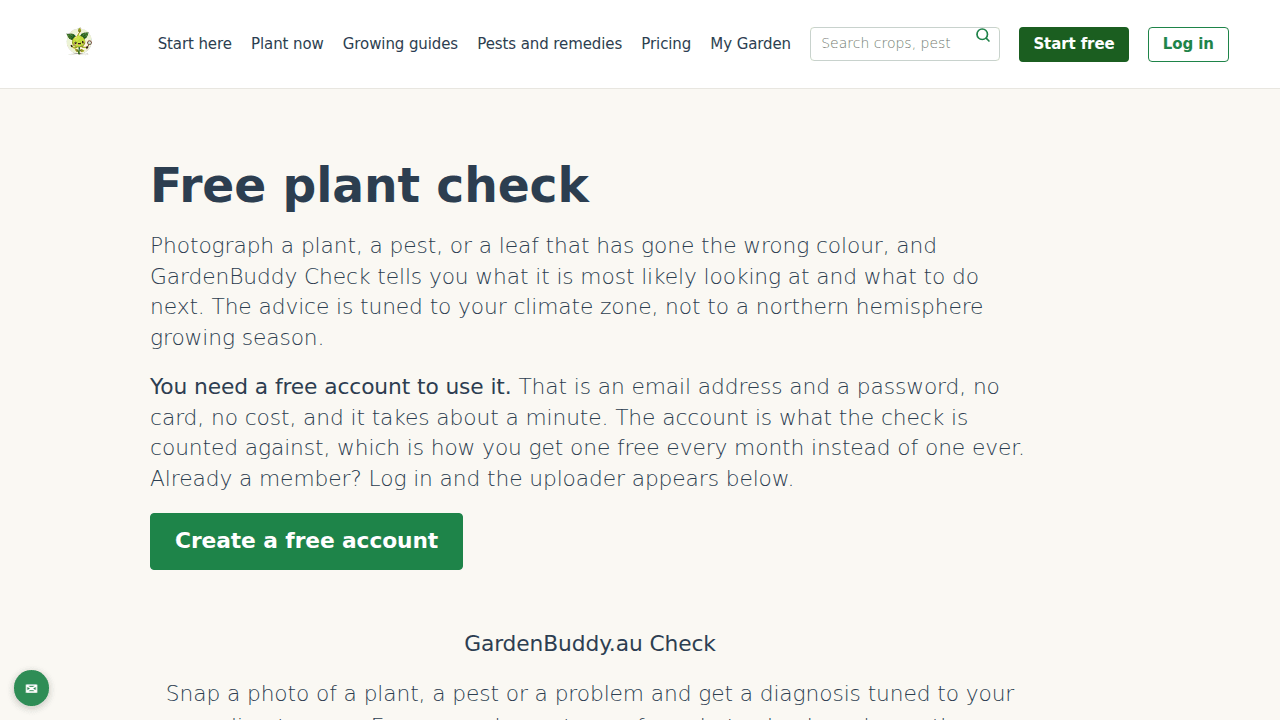 Diagnosing a Sick Plant with GardenBuddy.au’s Free Plant Check
