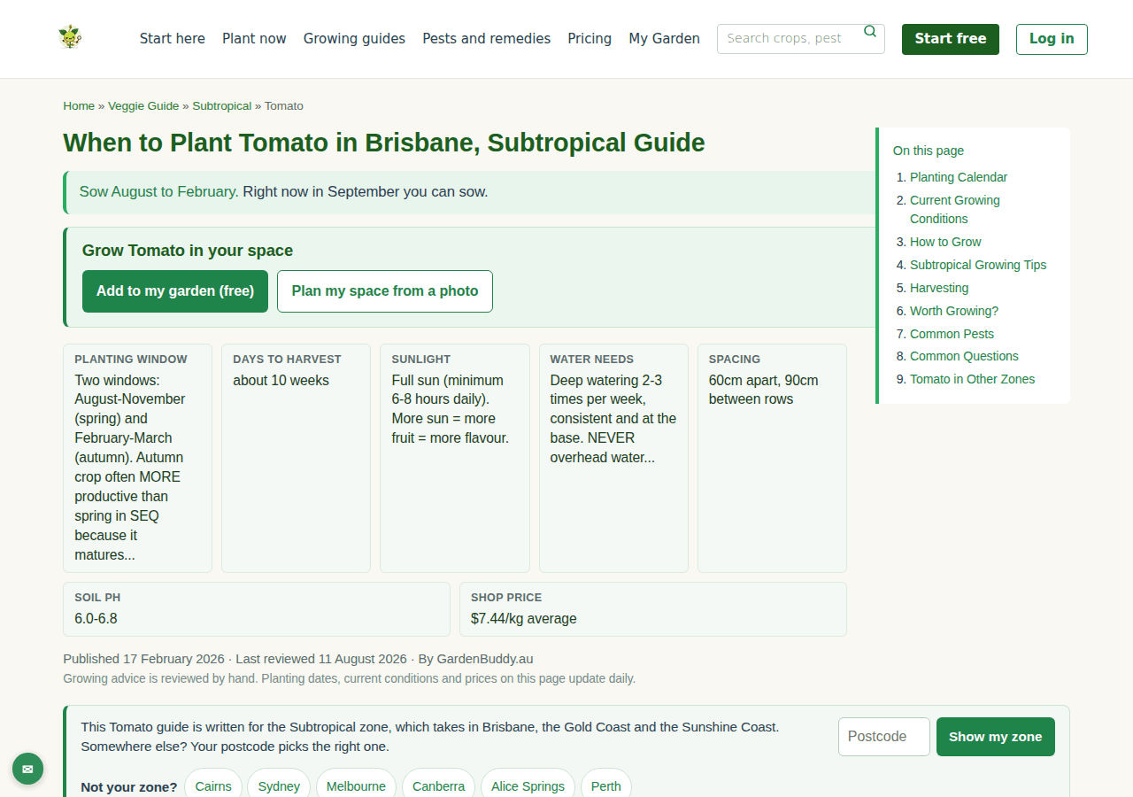 Veggie Growing Guides: Every Crop, Every Zone, One Library