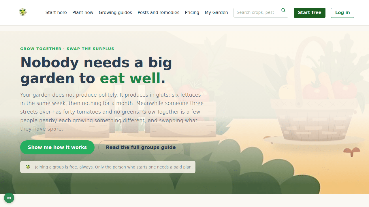 Joining or Starting a Grow Together Group on GardenBuddy.au