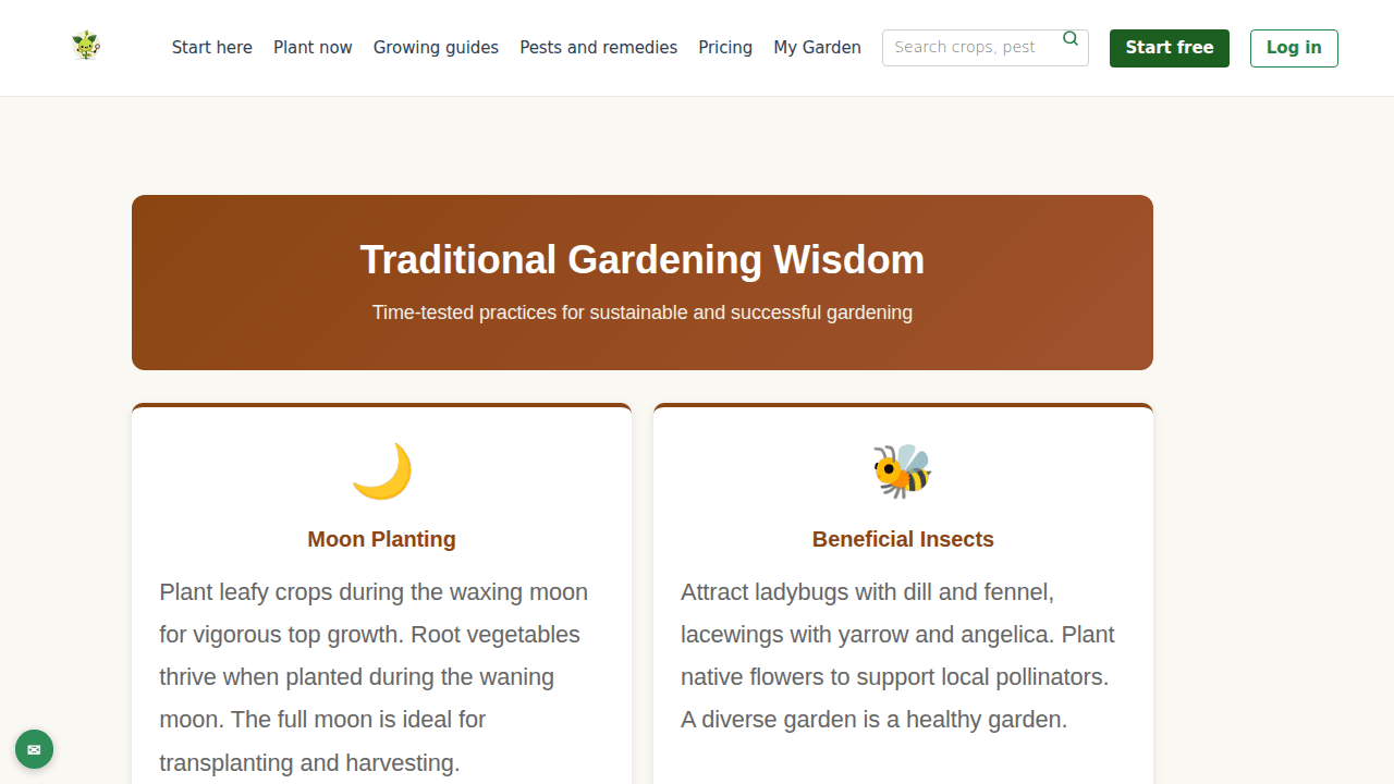 Traditional Gardening: What the Guide Covers and Where It Overlaps